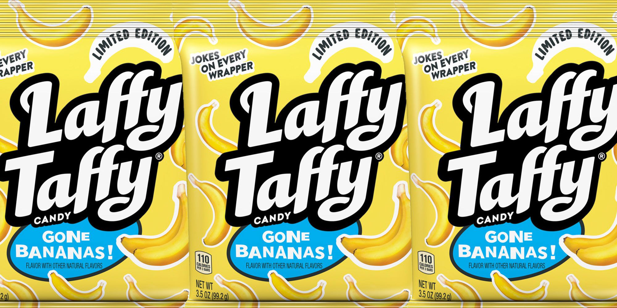 Laffy Taffy Releases Banana Only Flavored Taffy Bags